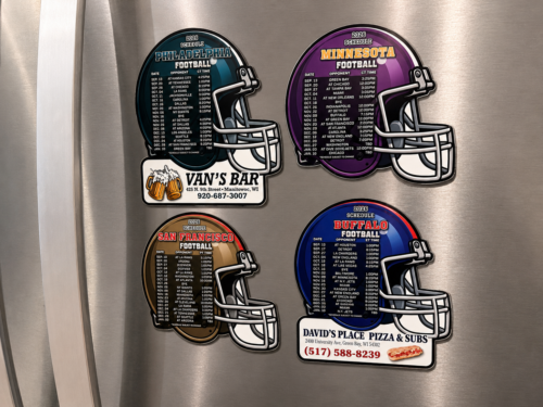 Football Helmet Shape Magnet - Image 3
