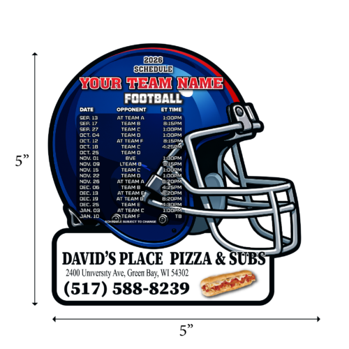 Football Helmet Shape Magnet - Image 2