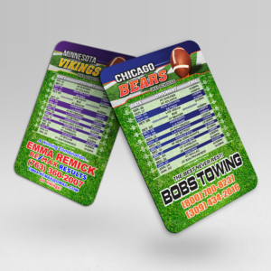 4" x 6" Football Schedule Magnet