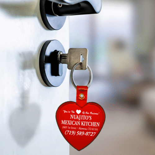 Heart Shape Transclusion Keychain - Image 2