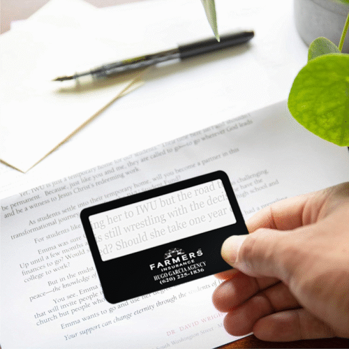 Plastic Magnifying Cards - Image 2