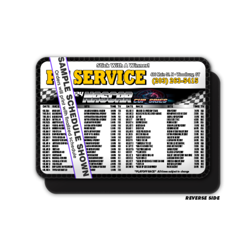 Horizontal Nascar Schedule Magnet