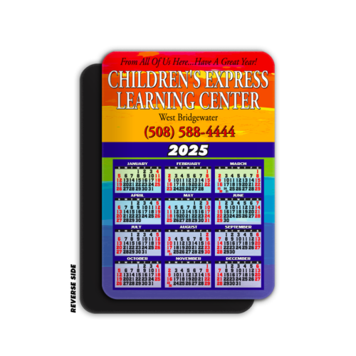 Rainbow Colors Calendar Magnet