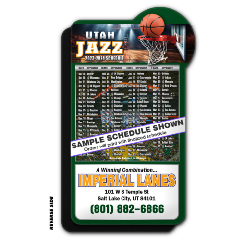 4" x 7" Special Basketball Schedule Magnet