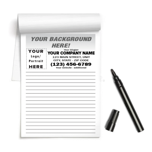 Notepad with Header Background Image - Image 4