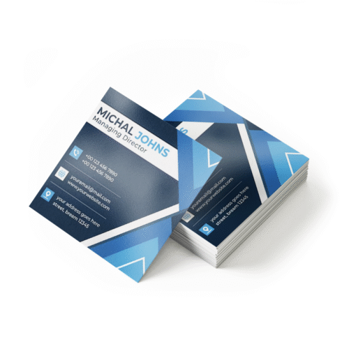 Square High Glossy Business Cards