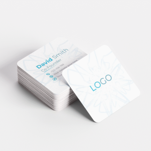 Square Matte Business Cards - Image 2