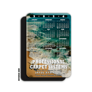 Assorted Beaches Calendar Magnet