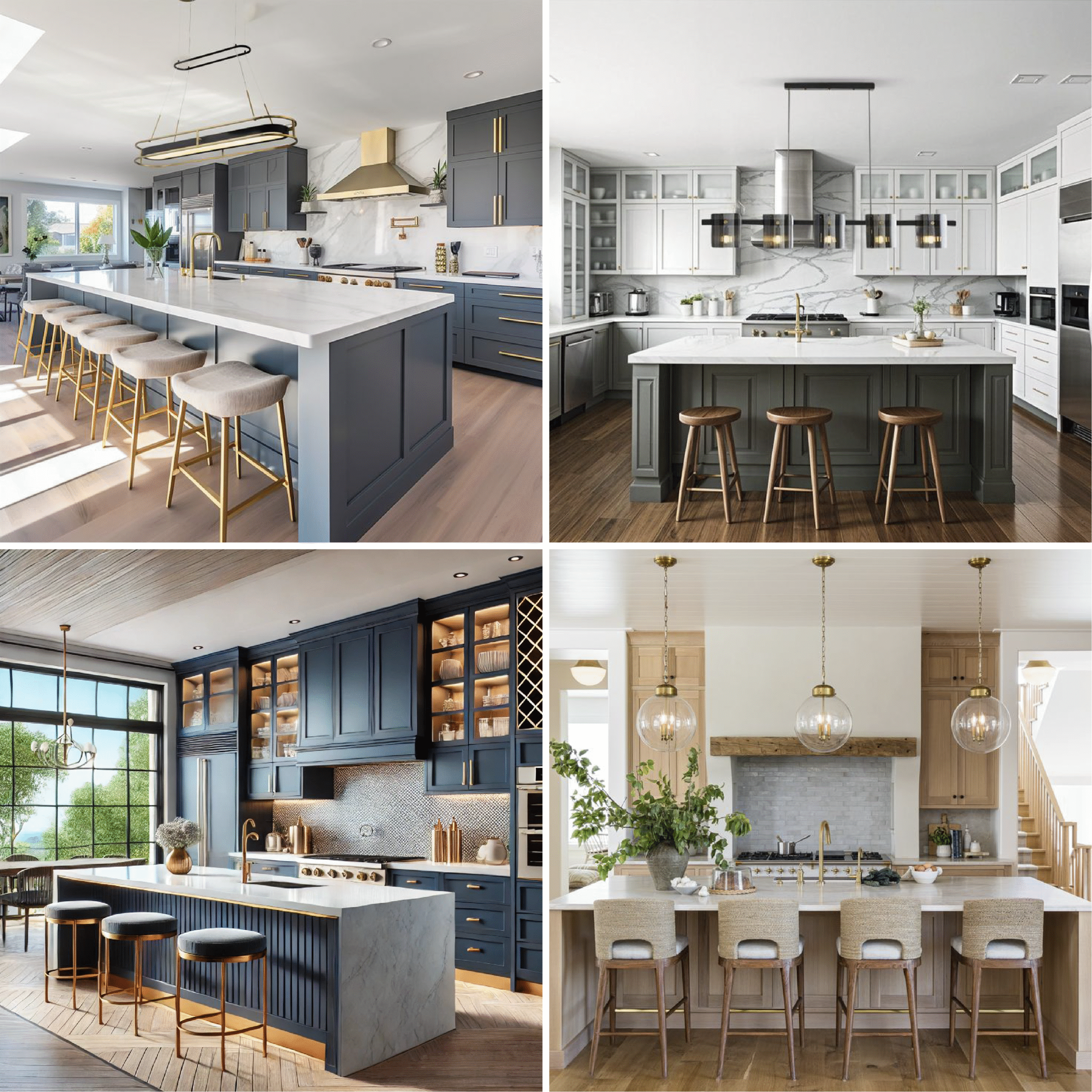 Assorted Kitchens Calendar Magnet – House Shape - Image 2