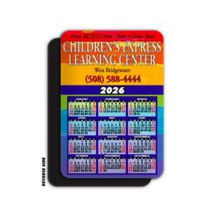 Colorful Calendar Magnet