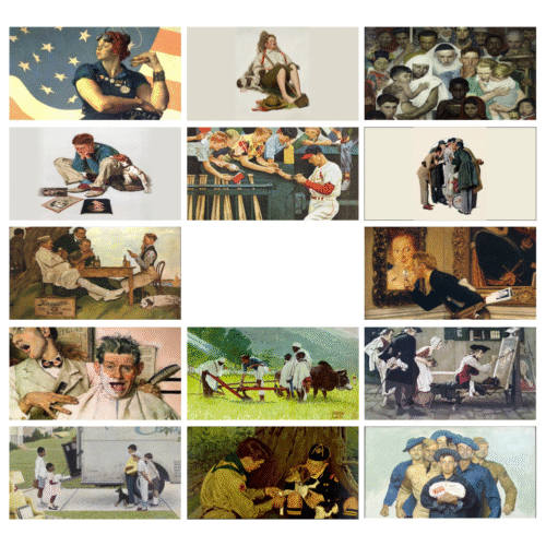 Norman Rockwell Wall Calendar - Image 2