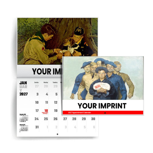 Norman Rockwell Wall Calendar